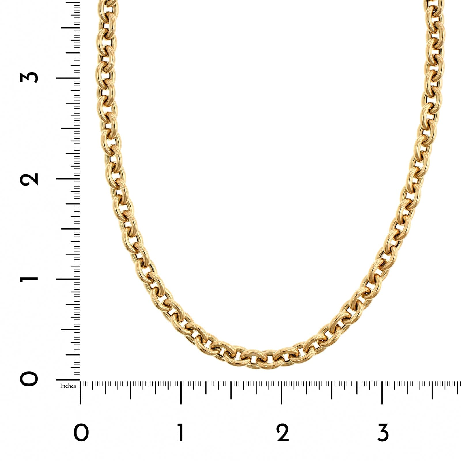 14K Yellow Gold Short Chain Necklace