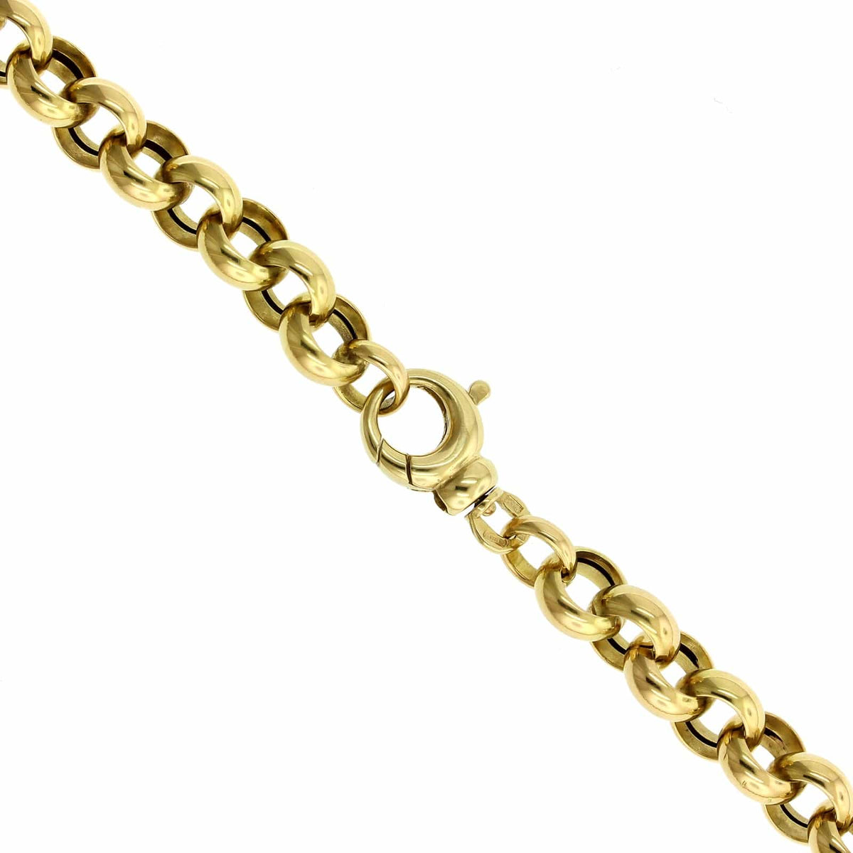 Roberto Coin 18K Yellow Gold Rolo Link Chain Necklace