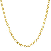 Suzy Landa 18K Yellow Gold 22" Small Round Link Chain Necklace