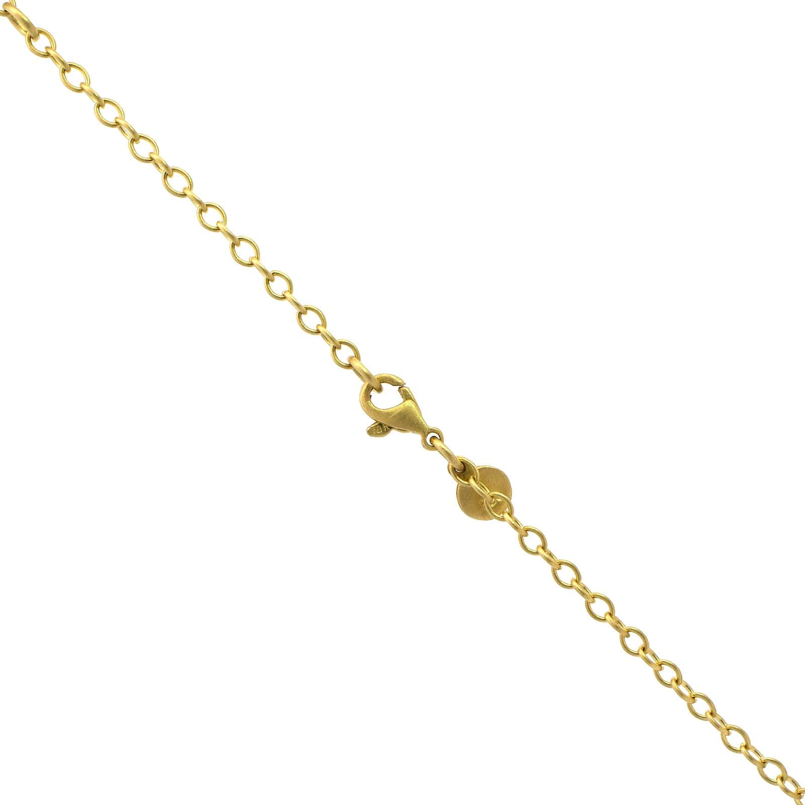 Suzy Landa 18K Yellow Gold 22" Small Round Link Chain Necklace