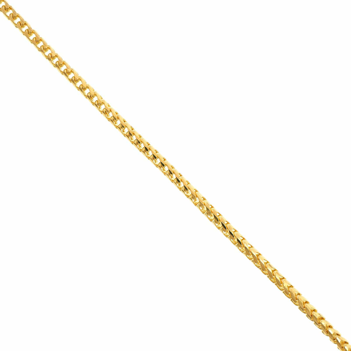 14K Yellow Gold Franco Chain Bracelet