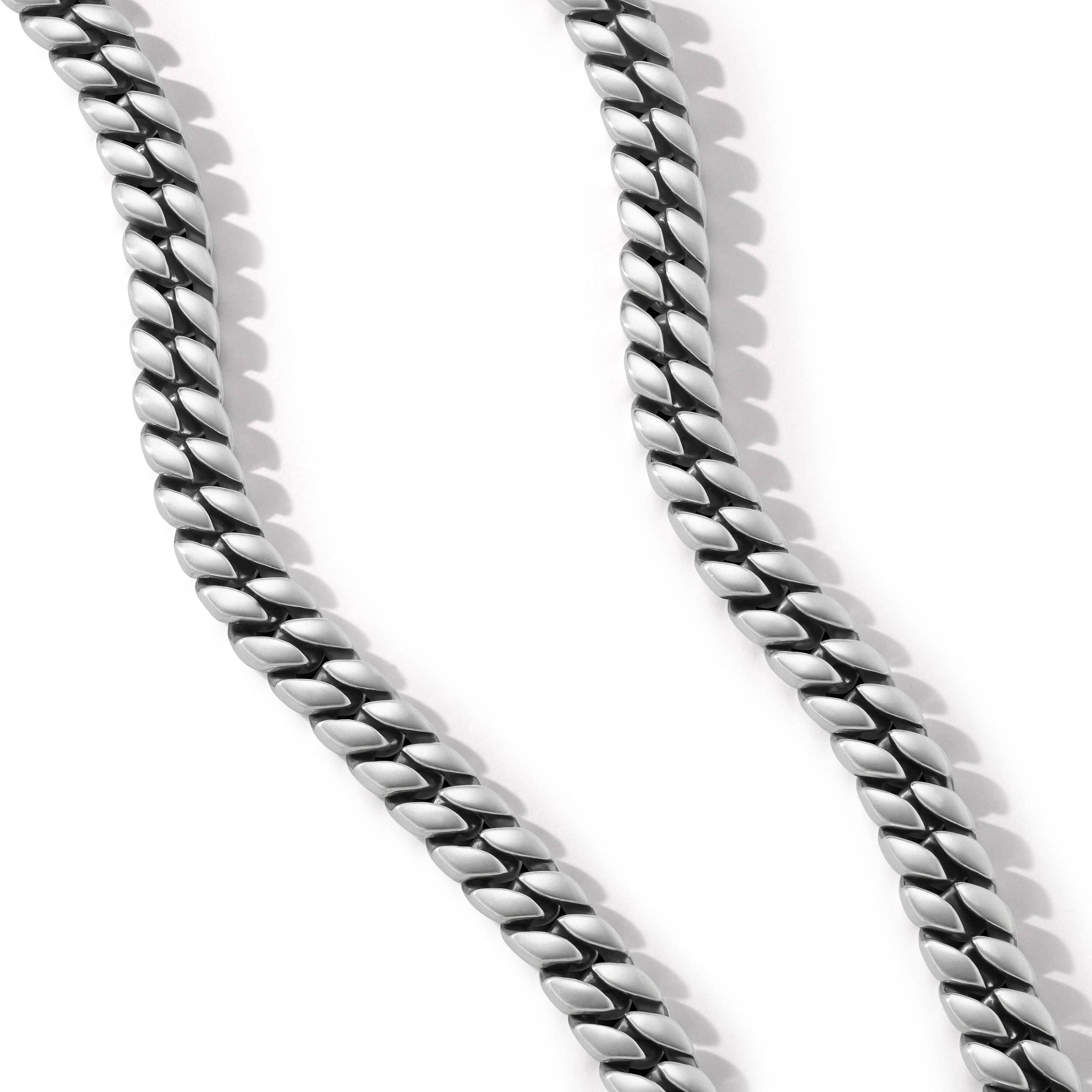 Curb Chain Necklace in Sterling Silver