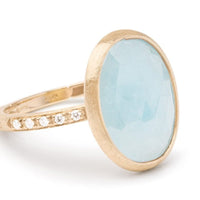 Marco Bicego Siviglia 18K Yellow Gold Aquamarine Ring