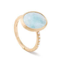 Marco Bicego Siviglia 18K Yellow Gold Aquamarine Ring