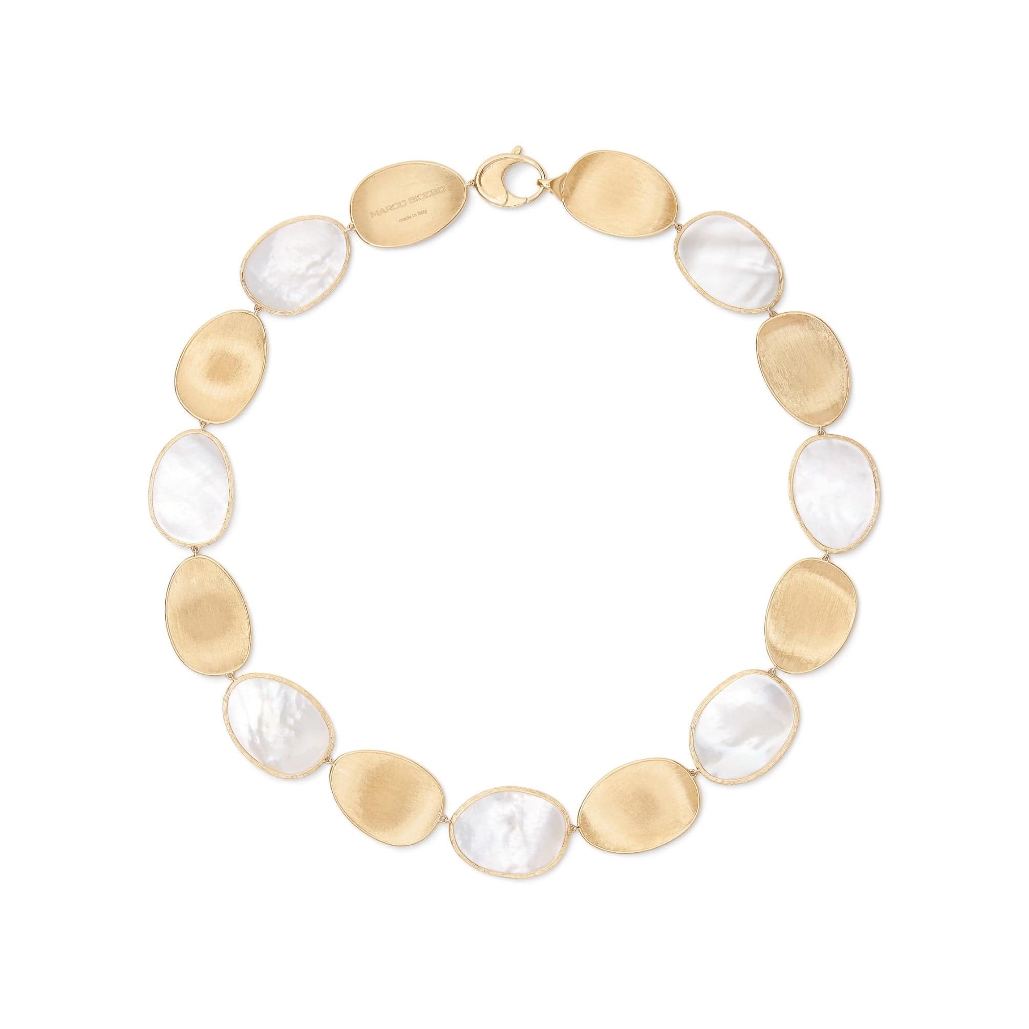 Marco Bicego 18K Yellow Gold Mother of Pearl Lunaria Necklace