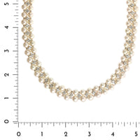 Oscar Heyman Platinum Double Row Akoya Pearl and Diamond Necklace