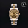 Rolex Certified Pre-Owned Datejust in Oyster, 36 mm, Stainless steel and yellow gold 16233 watch available at Long's Jewelers.