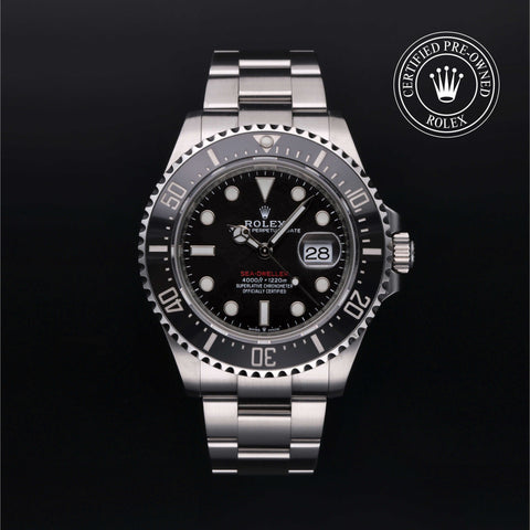 Rolex Certified Pre-Owned Sea-Dweller 126600 watch available at Long's Jewelers.