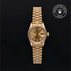 Rolex Certified Pre-Owned Lady-Datejust in 26 mm, 18k yellow gold 69178 watch available at Long's Jewelers.