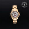 Rolex Certified Pre-Owned Yacht-Master in Oyster, 29 mm, 18k yellow gold 69628 watch available at Long's Jewelers.