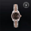 Rolex Certified Pre-Owned Lady-Datejust in 28 mm, 18k rose gold 279381RBR watch available at Long's Jewelers.