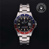 Rolex Certified Pre-Owned GMT Master in Oyster, Stainless Steel 1675/0 watch available at Long's Jewelers.