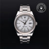 Rolex Certified Pre-Owned Datejust in Oyster, 41 mm, Stainless steel and white gold 116334 watch available at Long's Jewelers.