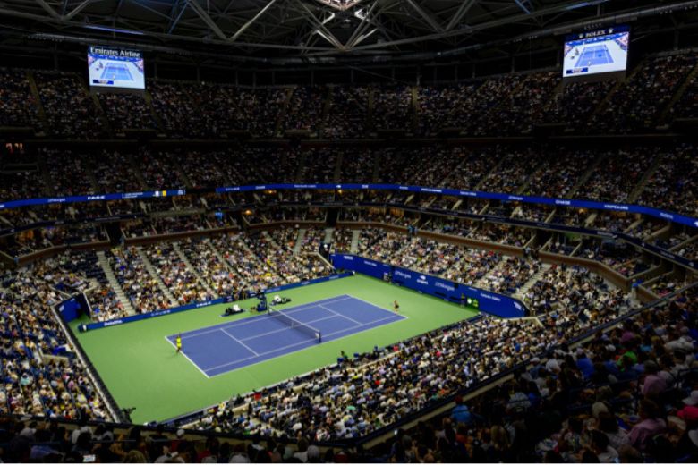 U.S. Open Overview Shot World of Rolex