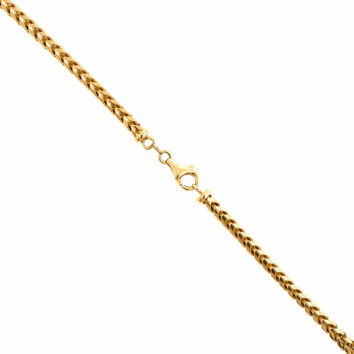 18K Yellow Gold Franco 21" Necklace