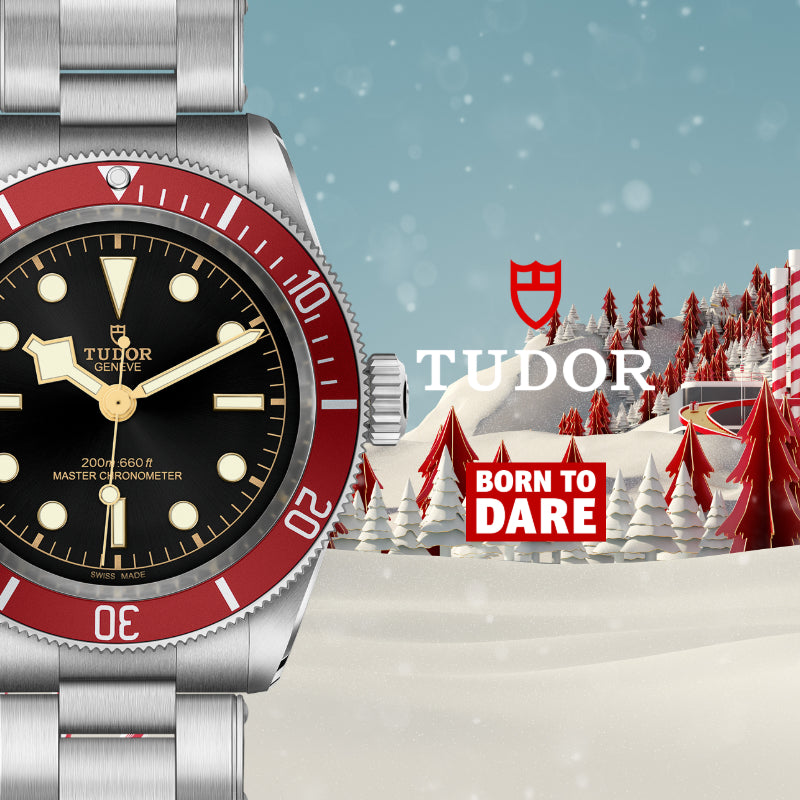 TUDOR watch holiday banner