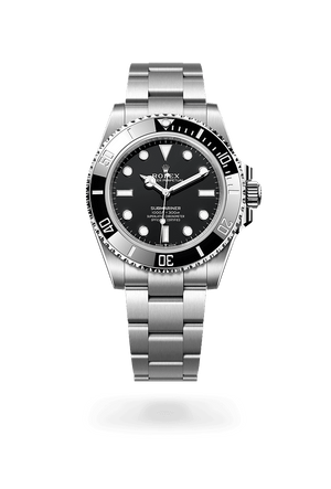 Front facing Rolex Submariner watch