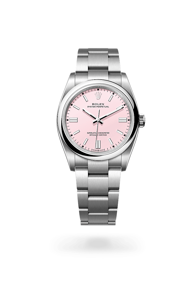 Front facing Rolex Oyster Perpetual 36 watch