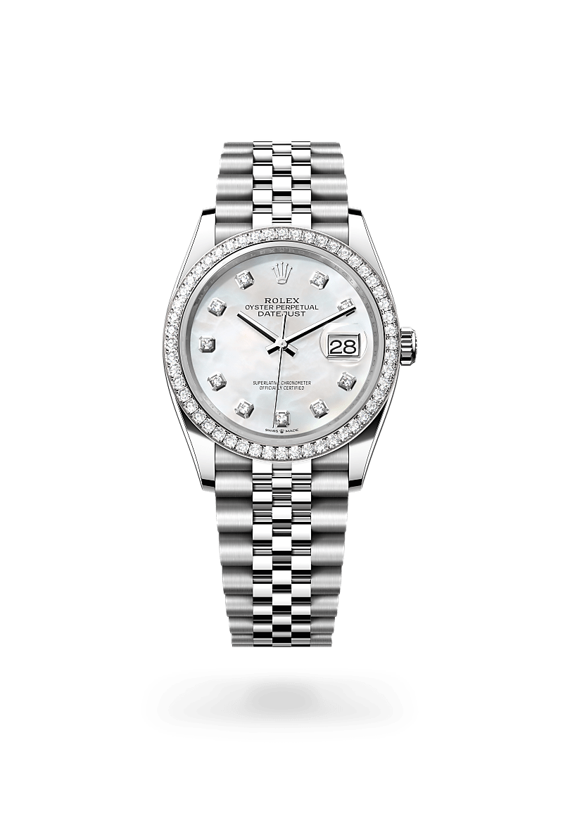 Front facing Rolex Datejust 36 watch