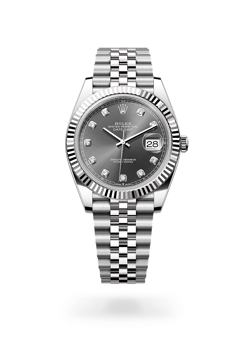 Front facing Rolex Datejust 41 watch