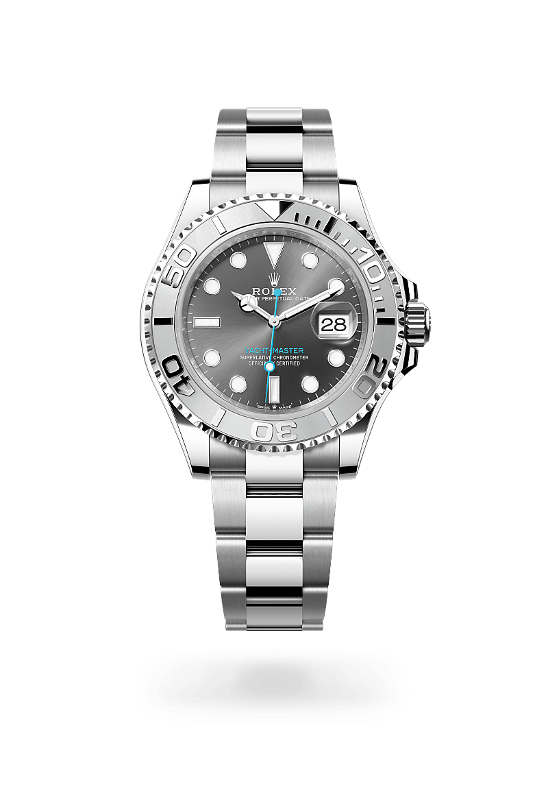 Front facing Rolex Yacht-Master 40 watch