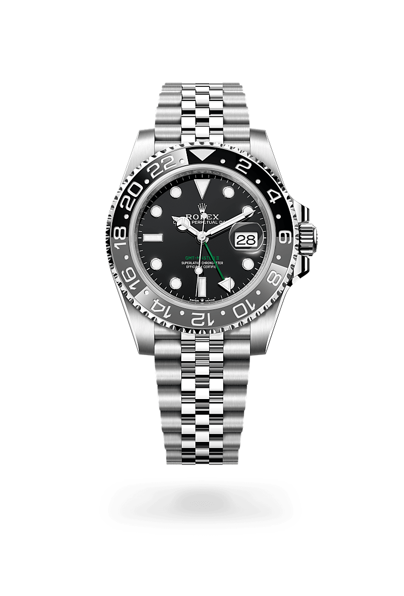 Front facing Rolex GMT-Master II watch