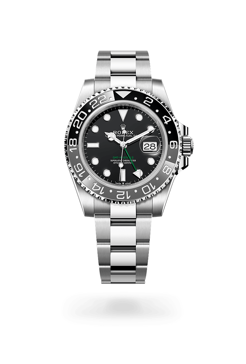 Front facing Rolex GMT-Master II watch