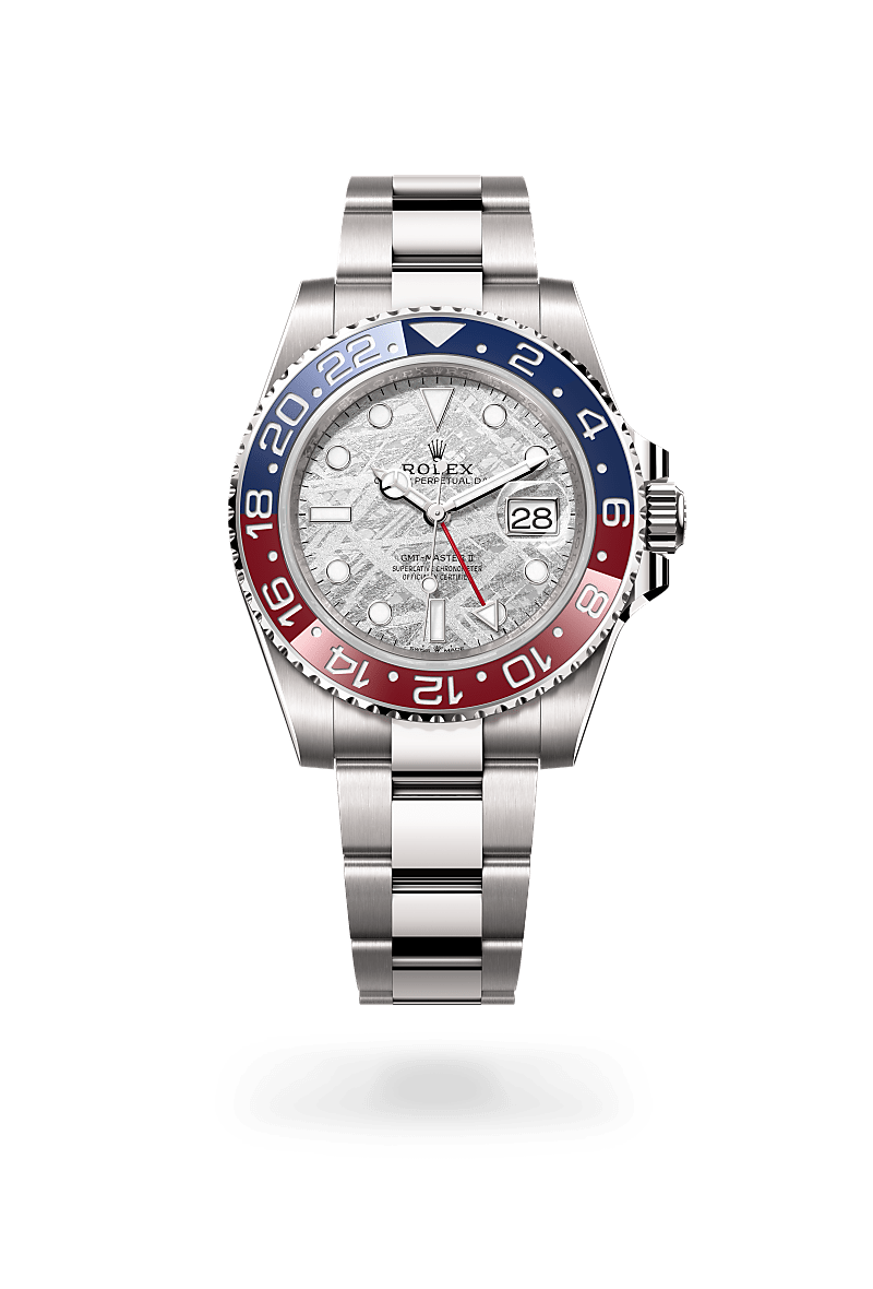 Front facing Rolex GMT-Master II watch