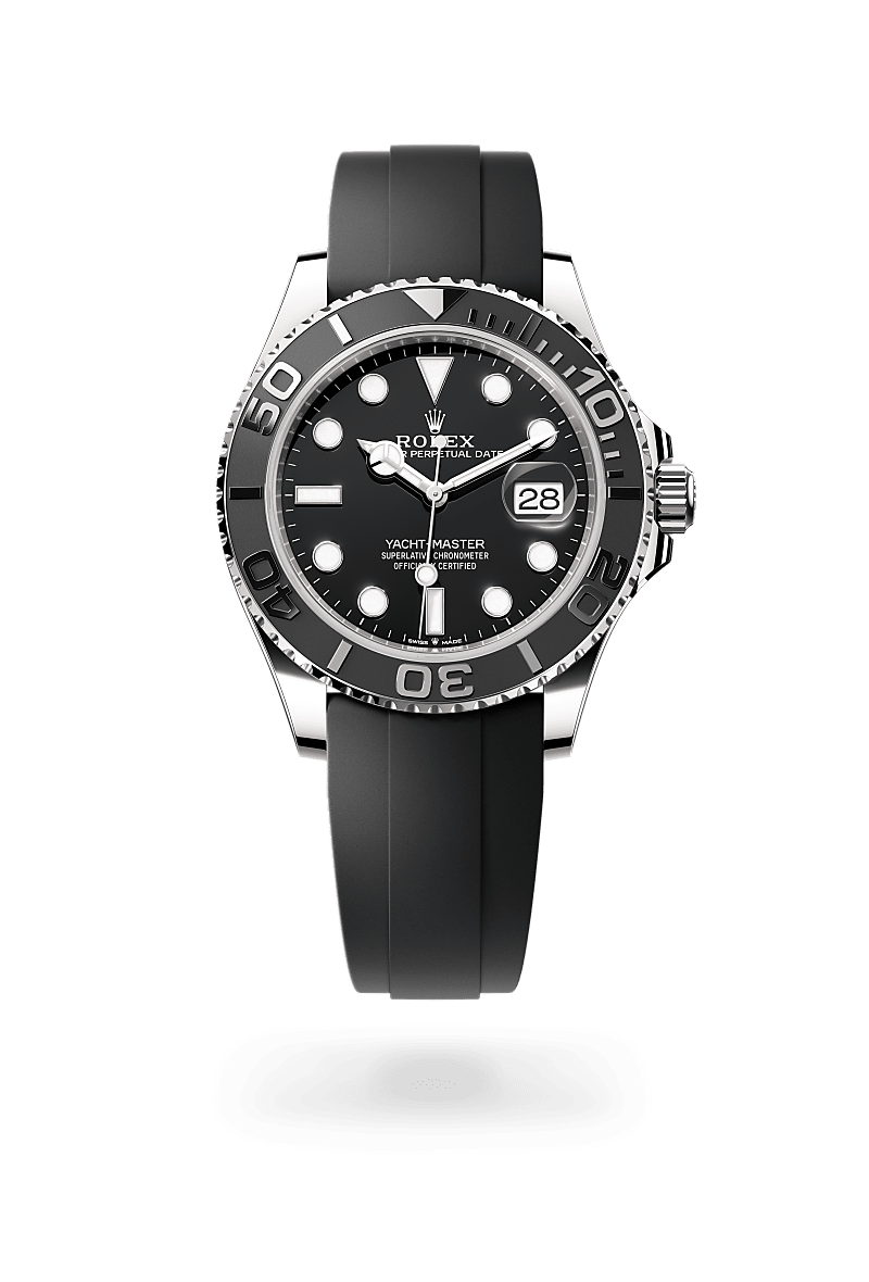 Front facing Rolex Yacht-Master 42 watch