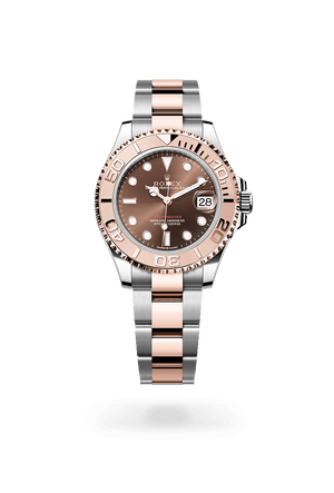 Front facing Rolex Yacht-Master 37 watch