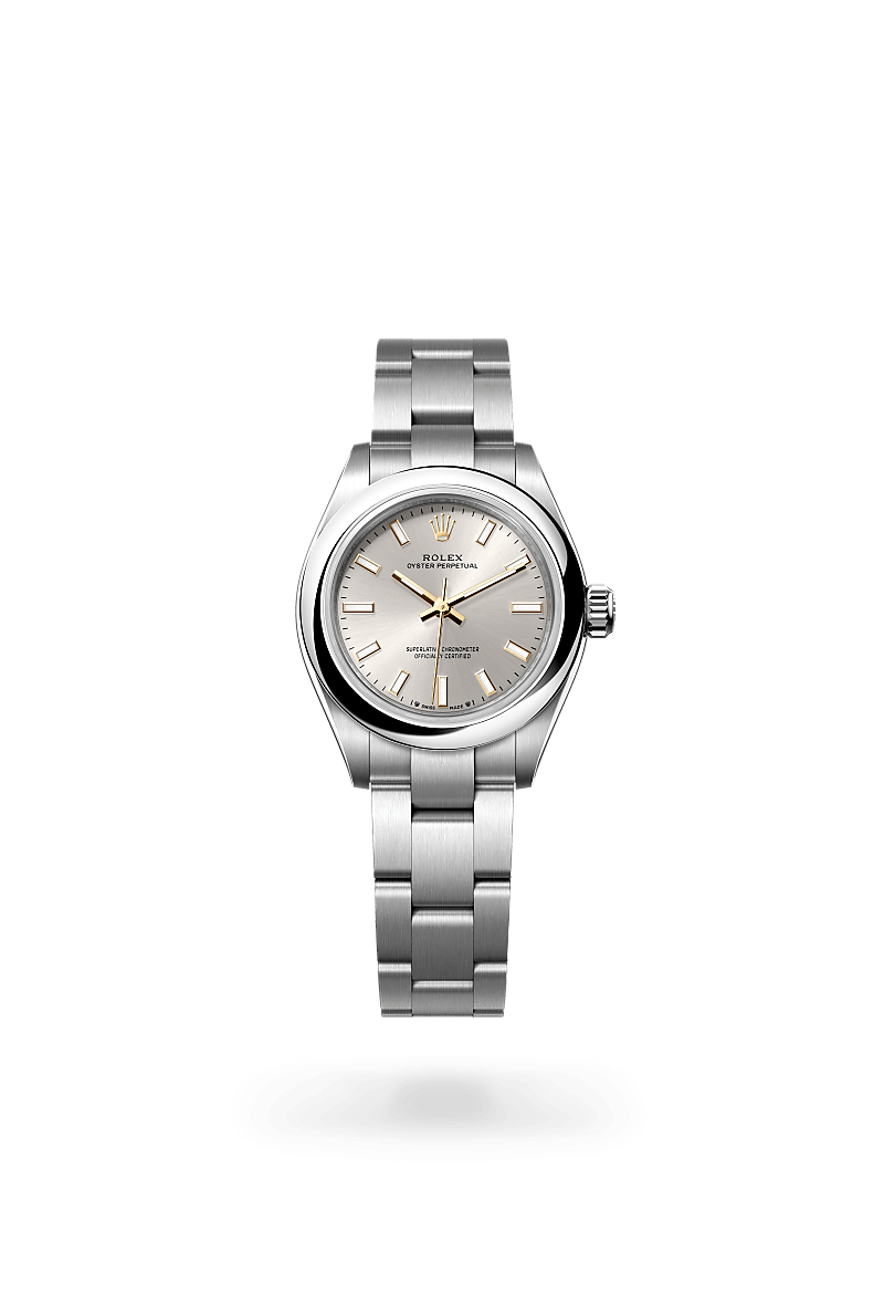 Front facing Rolex Oyster Perpetual 28 watch