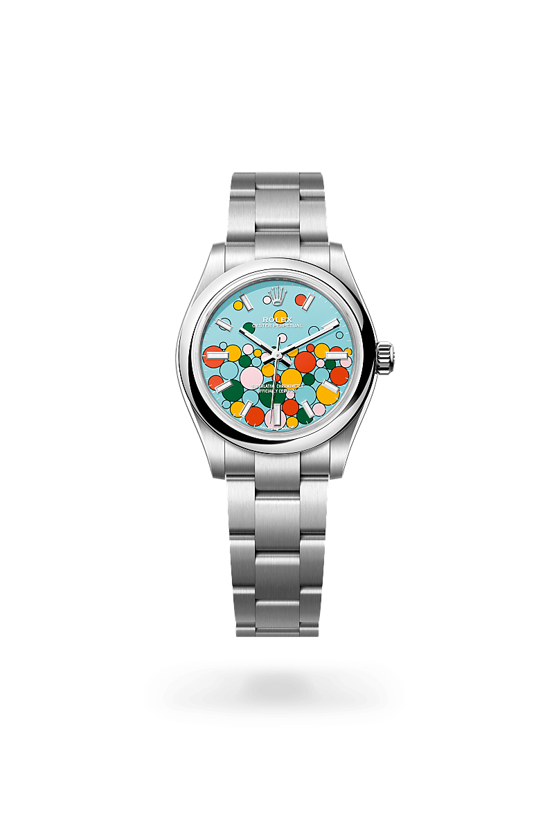 Front facing Rolex Oyster Perpetual 31 watch