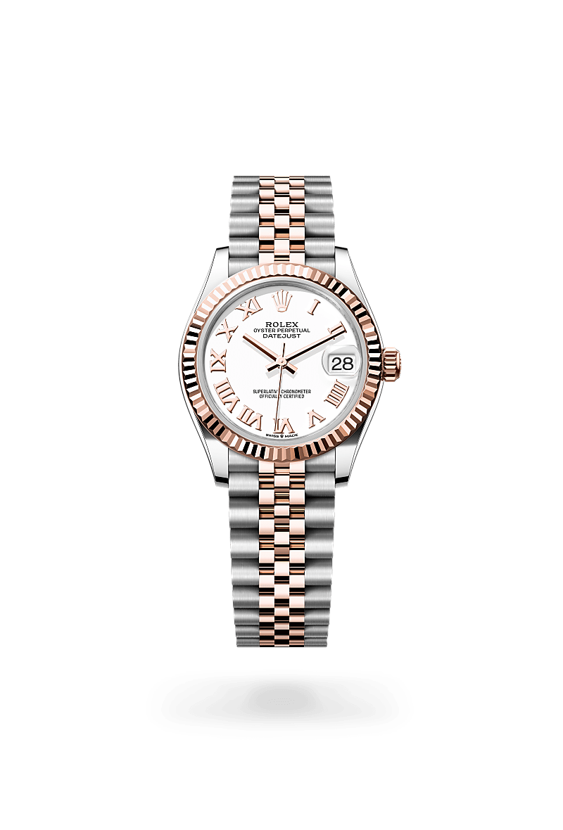 Front facing Rolex Datejust 31 watch