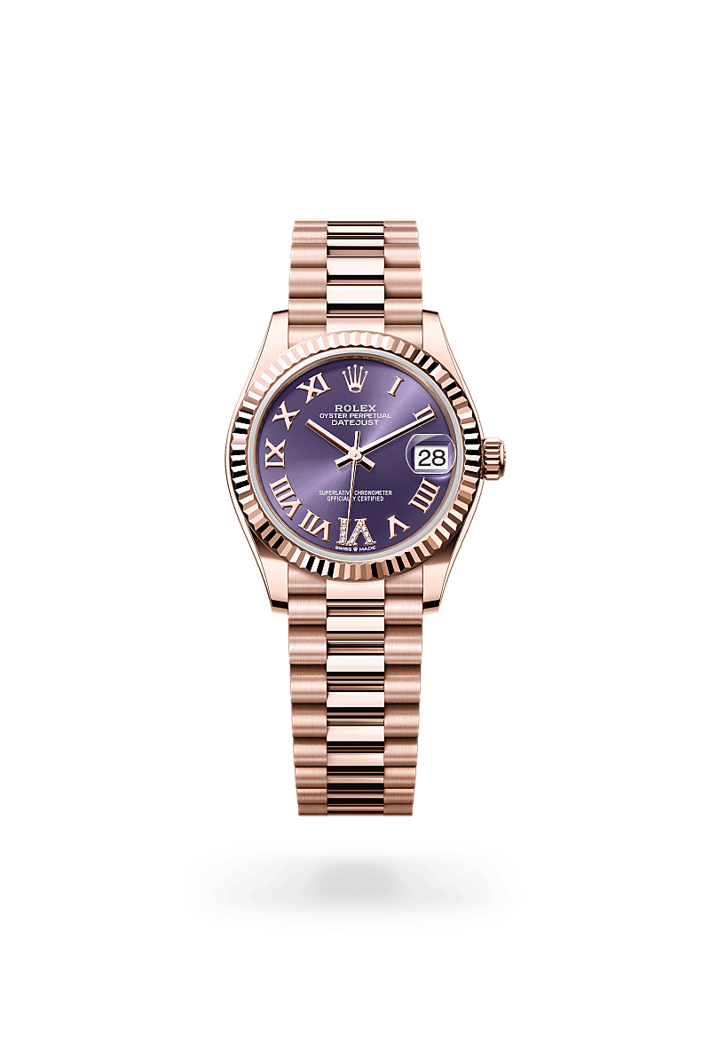 Front facing Rolex Datejust 31 watch