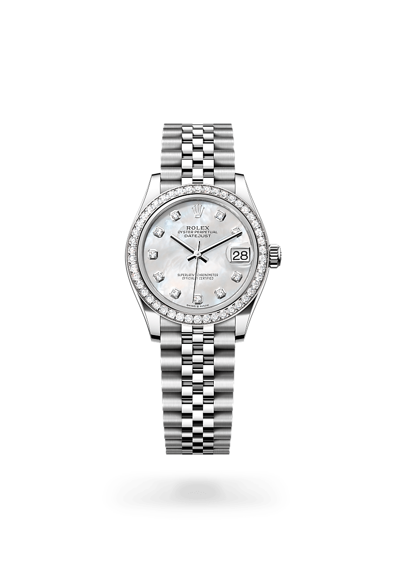 Front facing Rolex Datejust 31 watch