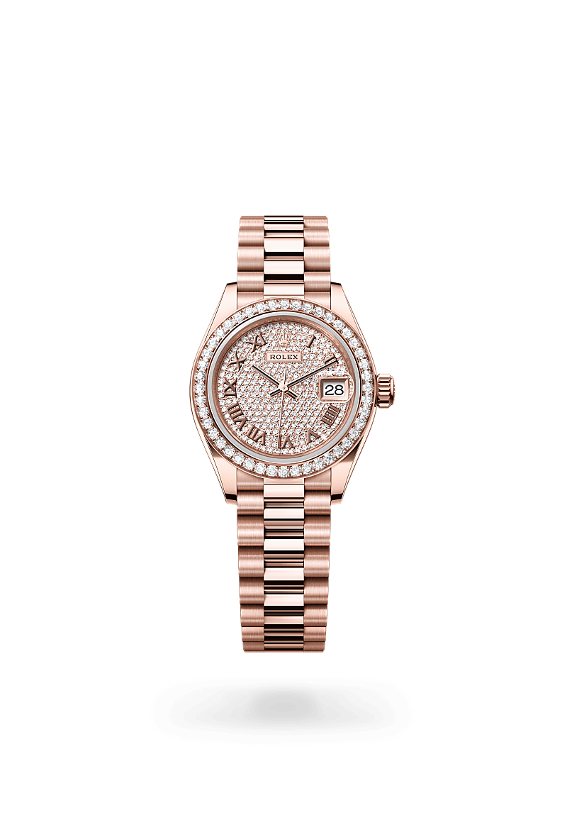 Front facing Rolex Lady-Datejust watch