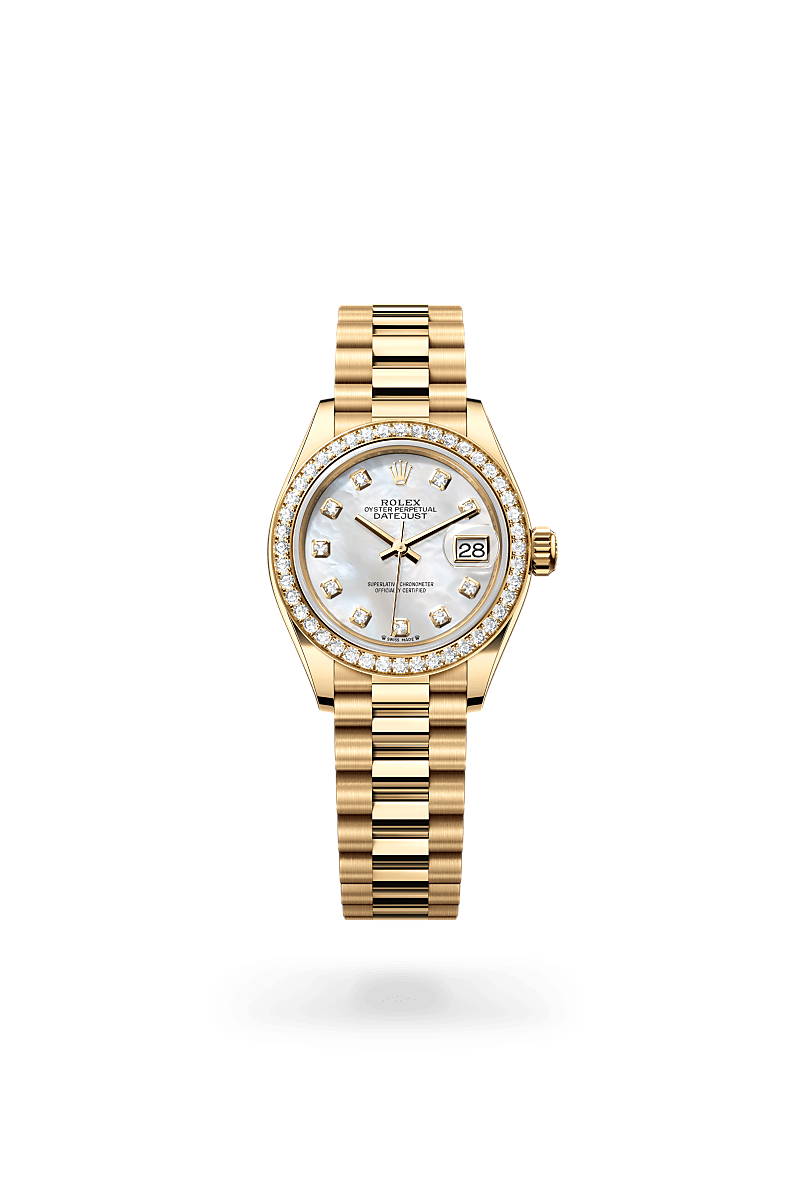 Front facing Rolex Lady-Datejust watch