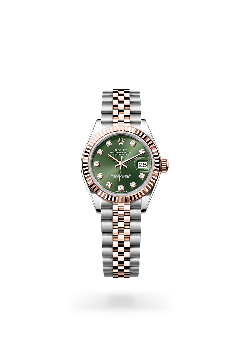 Front facing Rolex Lady-Datejust watch