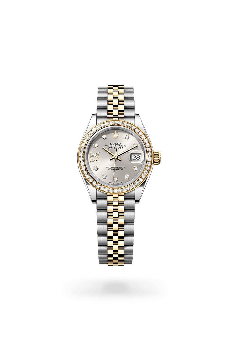 Front facing Rolex Lady-Datejust watch