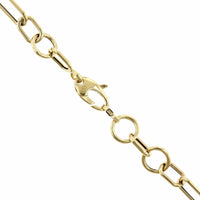 14K Yellow Gold Fancy Paperclip Necklace, yellow gold, Long's Jewelers