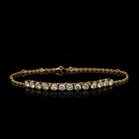 18K Yellow Gold Estate Diamond BraceletLong's Jewelers