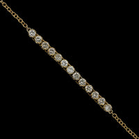 18K Yellow Gold Estate Diamond BraceletLong's Jewelers