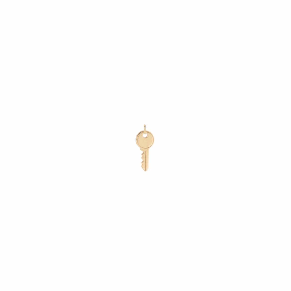 14K Yellow Gold Key Charm