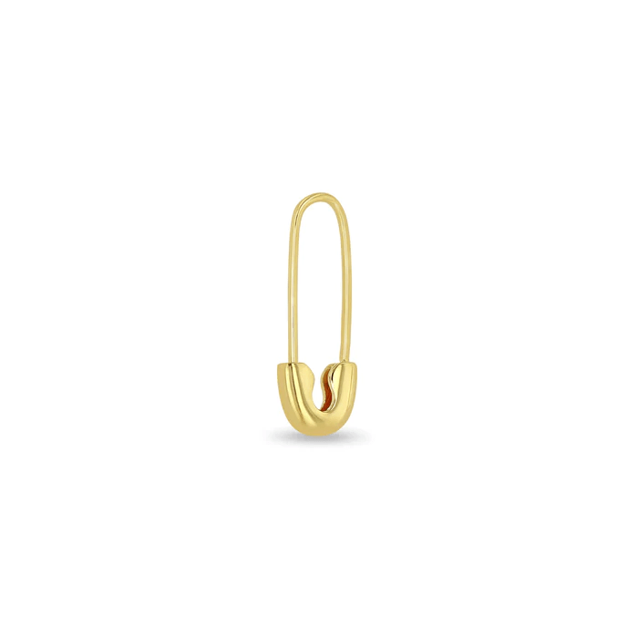 14K Yellow Gold Safety Pin Charm, 14k yellow gold, Long's Jewelers