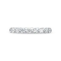 Platinum Single Prong Diamond Eternity Band, Platinum, Long's Jewelers