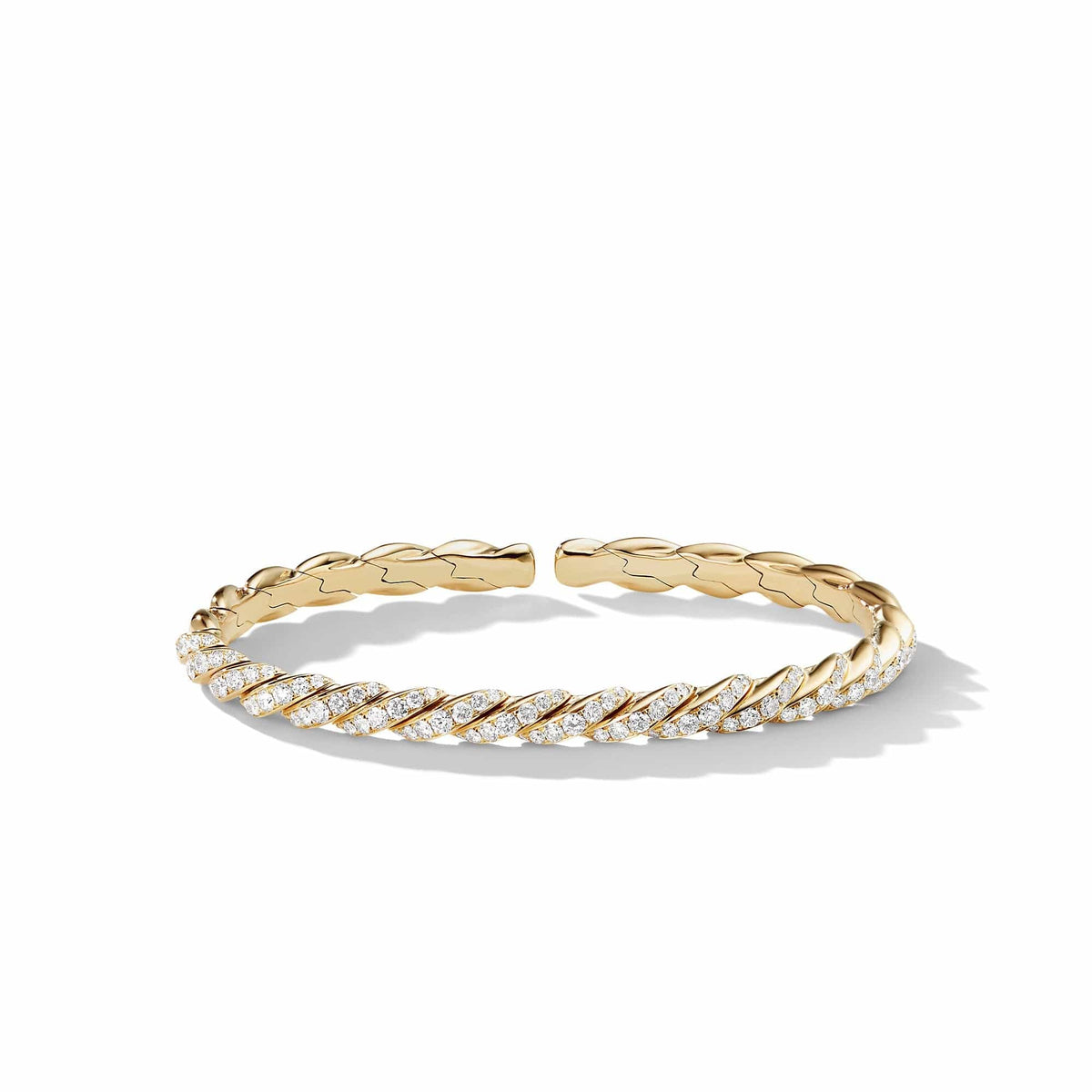 Pavéflex Bracelet in 18K Yellow Gold with Diamonds