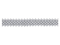 18K White Gold Diamond Line Bracelet