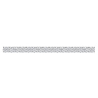 18K White Gold Bouquet Line Diamond Bracelet, 18k white gold, Long's Jewelers