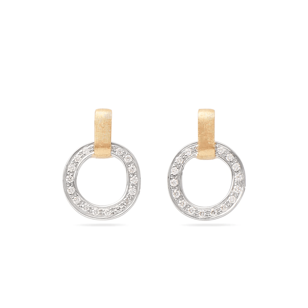 Marco Bicego Jaipur 18K Yellow Gold Diamond Station Earrings