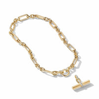 Lexington Chain Necklace in 18K Yellow Gold with Diamonds